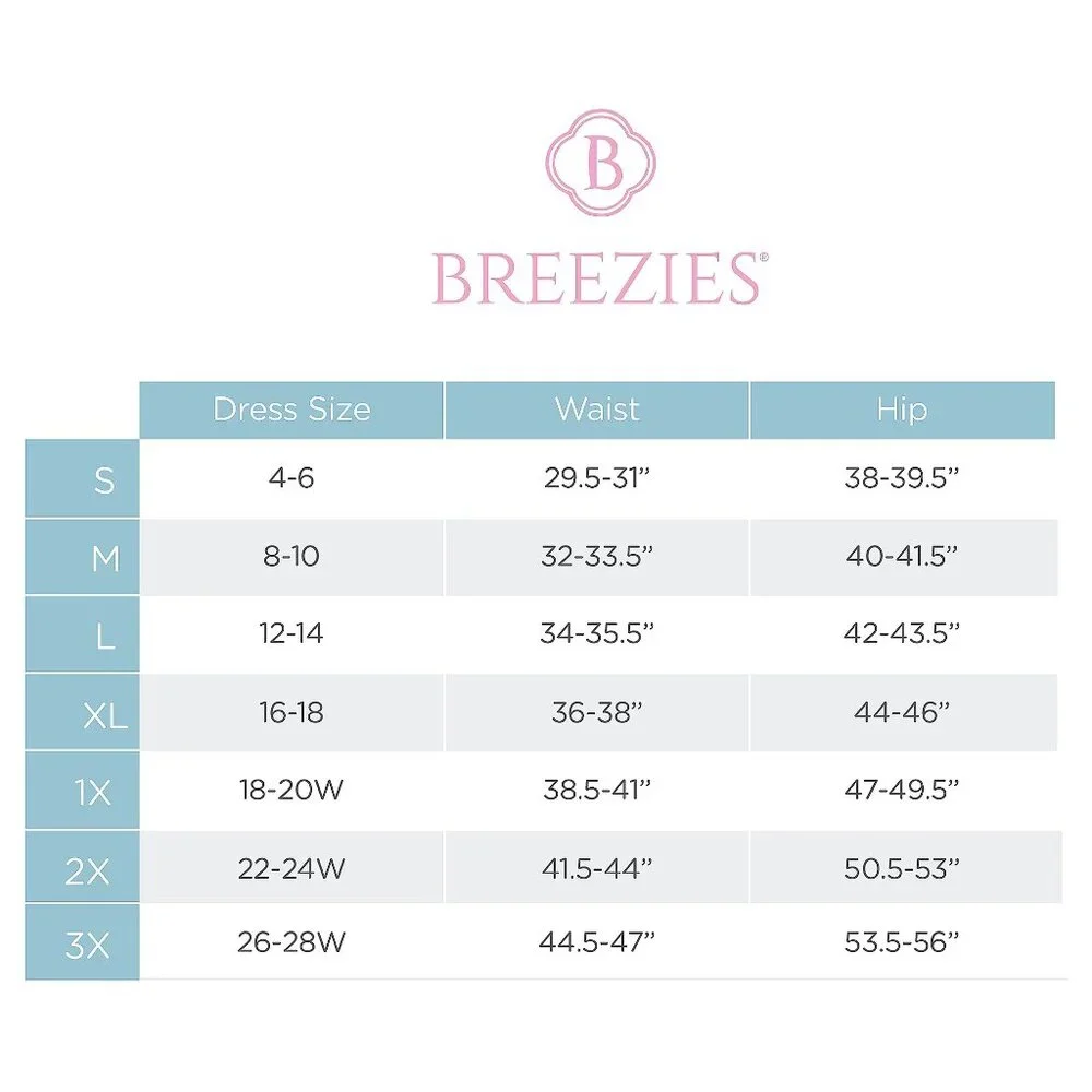 Breezies Hipster Briefs w/ Lace Trim 3-Pack Basic 1X BGE/WHT/BLK A634609 NEW - Picture 4 of 4